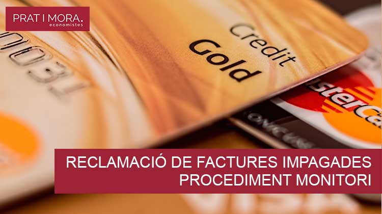 reclamació de factures impagades