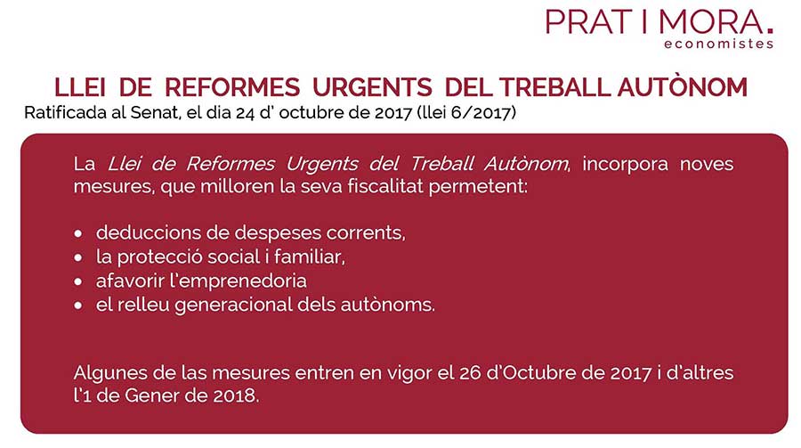 llei treball autònom